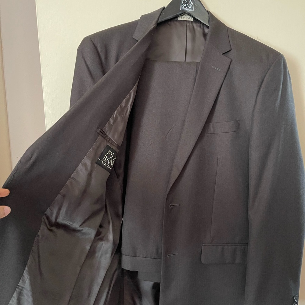 Charcoal grey suit from Jos. A Bank